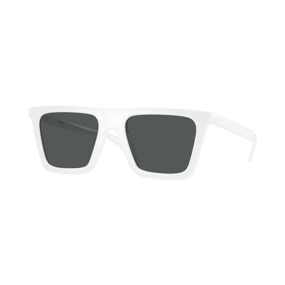NWT VERSACE SUNGLASSES UNISEX WHITE/GRAY EYEWEAR VERSACE